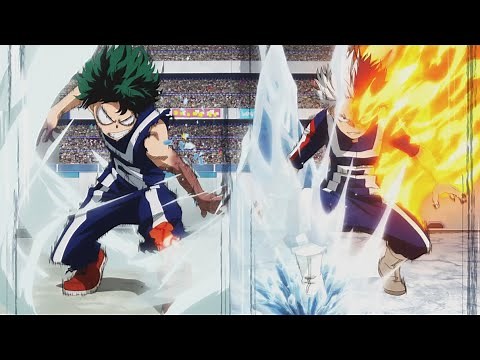 Izuku Midoriya vs. Shoto Todoroki [ AMV ] - Time of Dying [ Three Days Grace ] - My Hero Academia