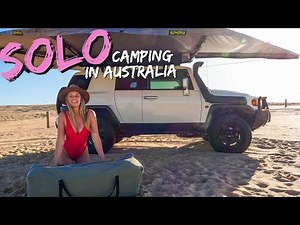 SOLO CAMPING IN AUSTRALIA! Solo female travelling in TOYOTA FJ 4WD.