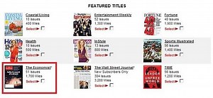 Does it Make Sense to Spend Miles on Magazine Subscriptions? - View from the Wing