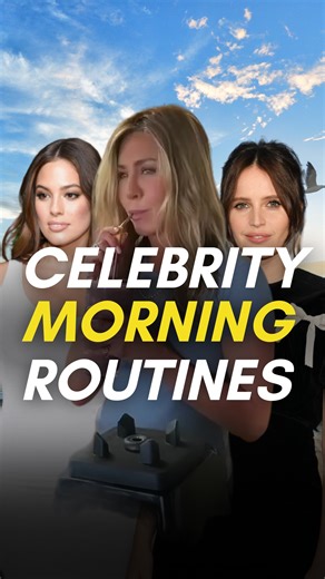 Morning routines that set the stars shining! From sunrise workouts to serene meditation, see how your favorite celebs kickstart their day. #chrissymetz #jenniferanistion #victoriabeckham #felicityjones #robertdowneyjr #orlandobloom #ashelygraham #morningroutine #celebritymornings #celebritylife #hollywoodlife #hollywood #hollywoodnews #celebritynews #hollywoodupdates #celebrityupdates | Throwbacks