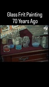 1955 film about glass frit painting | Stourbridge Glass Museum