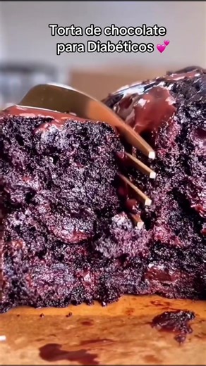 Deliciosa torta de chocolate para diabéticos sin culpa
