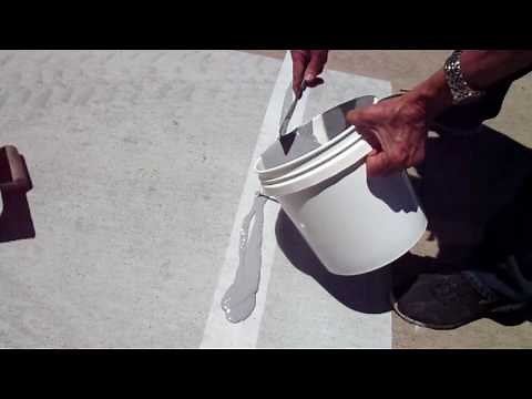 How to install PolyTuff Super Seal Tape Over Concrete