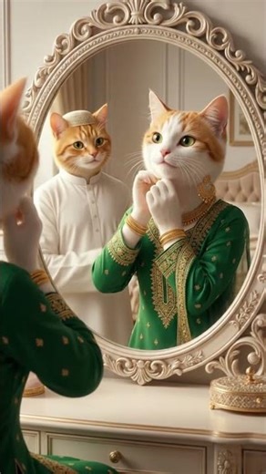 The Cutest Newlywed Couple's First Eid! 🐱💍 #trendingshorts #urdushorts #eidmubarak #eid2026