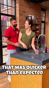80K views · 62 reactions | Kitchen water trick surprises playful couple | Fabiosa Animated | Facebook