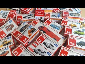 トミカミニカーが箱に盛り沢山！収納するよ☆ (トミカのベストコレクションを動画でまとめました!', -.,