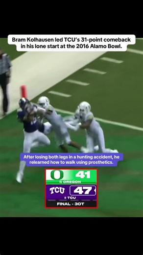 Former Horned Frog came to support