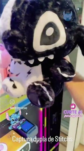Captura dupla de Stitchs... #stitch #viraltiktok #disney #toys #reelsinstagram #shorts #arcade