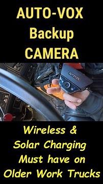 Auto-Vox wireless Backup Camera & Solar charging