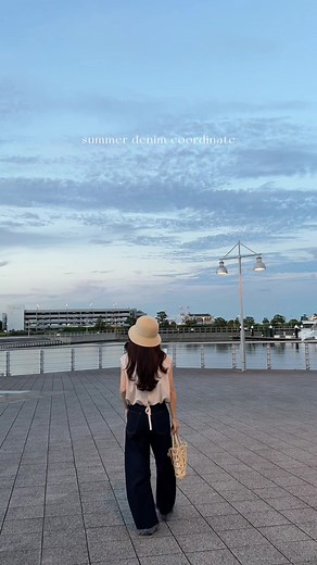148cmに見えないって思ってもらえること多い💭👀 のだけどほんとに服の丈には困る😵‍💫 もう少し身長ほしいって思うことは多々あるけど 低身長でも好きな服着ることは諦めたくない ⍥ #夏コーデ #低身長コーデ #シンプルコーデ #デニムコーデ