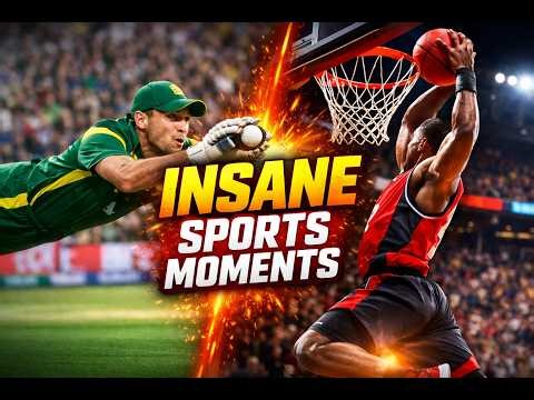 Epic Sports Highlights | Cricket Amazing Catch & Basketball Slam Dunk🔥
