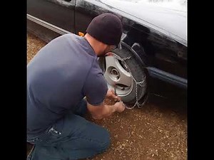 Thule CB12 snow chain review and install