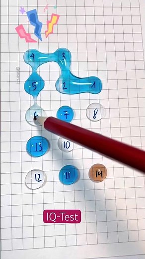 Mesmerizing Number Connection Art 7 #drawing #maths #line #games #shorts