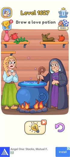 DOP 5 gaming level 1627 brew a love potion gameplay#shorts #puzzle