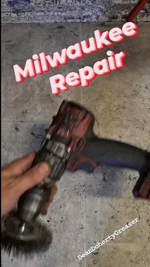 70K views · 20K reactions | Repairing a broken mikwaukee drill with a second hand gearbox. A new gearbox would cost over 120 euro. So its only worth a second hand one and clean. #milwaukee #drill #milwaukeerepair #mileaukeetools #tools #powertools #dirtytool #cleaned #washed #likenew #fixed | Deandohertygreaser | Facebook