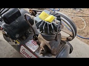 Cleaning up this $9 speedaire air compressor