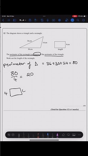GCSE Maths Edexcel Question Solved #gcsemaths #maths #gcse #shorts #trending