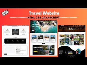 Travel website using HTML CSS JavaScript | Sri Lanka Travel Guide