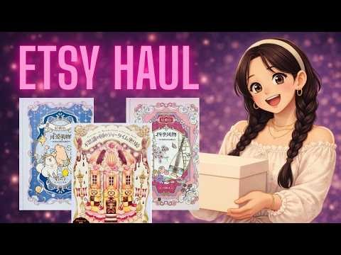 Amazing Etsy Coloring Book Haul 💫🌸🛒