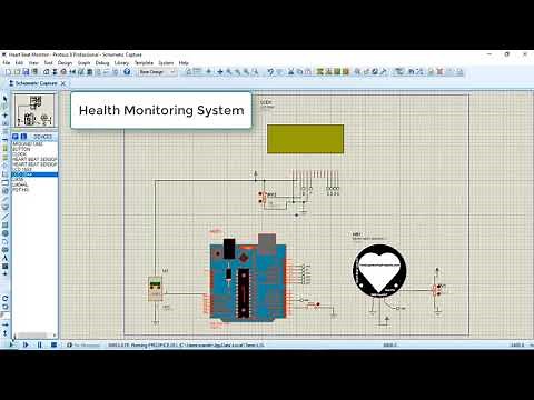 Health Monitoring System Project Using Arduino || Proteus Simulation