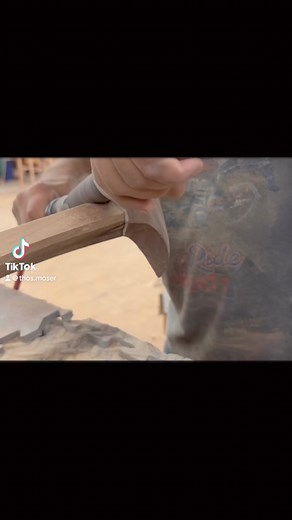 100K views · 281 reactions | Blending and shaping the joins of the legs and rockers may be a challenging job, but not impossible. | Thos. Moser | Facebook