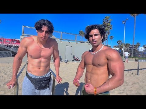Beach workout with Zane Walker & gattouz0