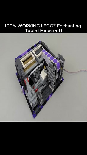 Building a 100% Working LEGO® Enchanting Table in Minecraft