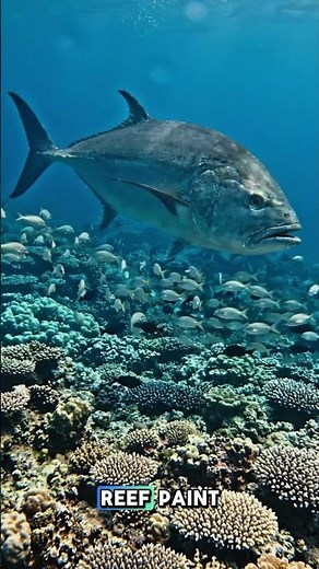 The Fish That Hunts Birds From The Sky — Giant Trevally #GiantTrevally #GT #OceanLife
