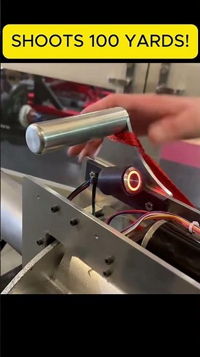 SHOOTS 100 YARDS! World's Strongest T-Shirt Cannon #Shorts