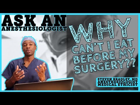 Why Can't I Eat Before My Surgery? | Ask An Anesthesiologist
