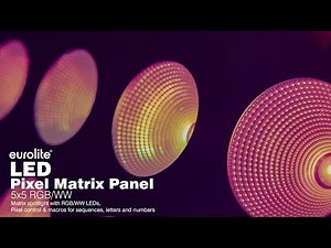 EUROLITE LED Pixel Matrix Panel 5x5 RGB WW