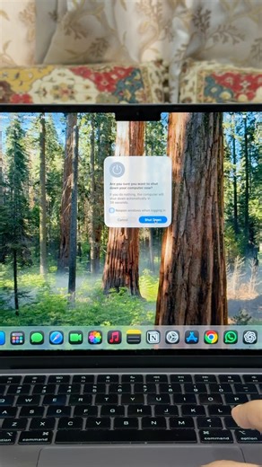 Stop shutting down your MacBook like this 👀💻 #apple #exploreappleworld #macbook #shorts