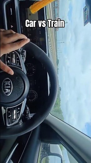 Car vs Train Speed test #shorts