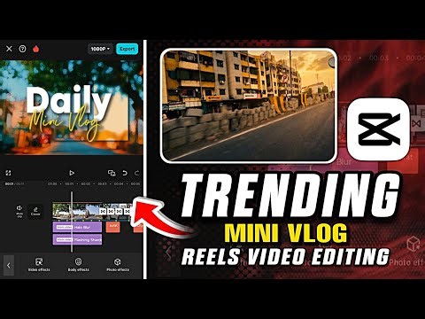 mini vlog video kaise banaye || instagram trending mini Vlog video editing || Capcut video editing