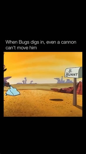 Explaining Cartoons on Instagram: "Follow me👉@explainingcartoons Haredevil Hare (1948), the Chuck Jones Bugs Bunny short where Wile E. Coyote goes full desert-mad trying to smoke Bugs out of his hole. The setup is pure escalation. Bugs is comfortably holed up in the ground while the Coyote experiments with increasingly desperate tactics—first trying to vacuum Bugs out of the burrow, the hose wheezing and straining while Bugs casually resists from below. When subtlety fails (as it always does),