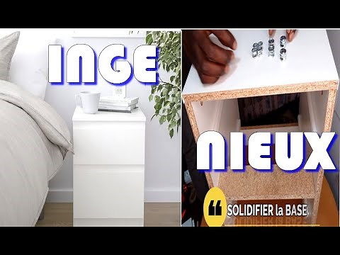 COMMENT ASSEMBLER UNE TABLE DE CHEVET IKEA- HOW TO ASSEMBLE IKEA BESIDE TABLE NEW STYLE MODE