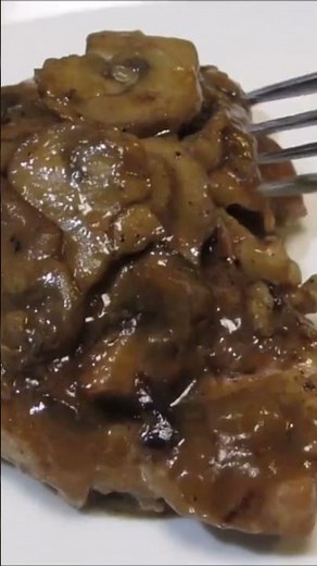 The Best Smothered Pork Chops EVER! #food #cooking #porkrecipes #thewolfepit