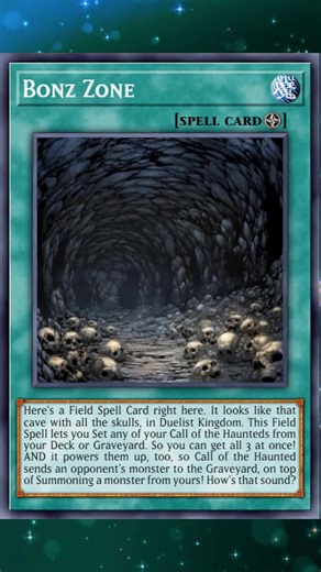 Bonz Finally Gets A Field Spell #yugioh #yugiohcards #yugiohtcg | MKohl40