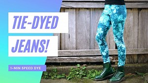 Tie-Dye Jeans - EASY technique!