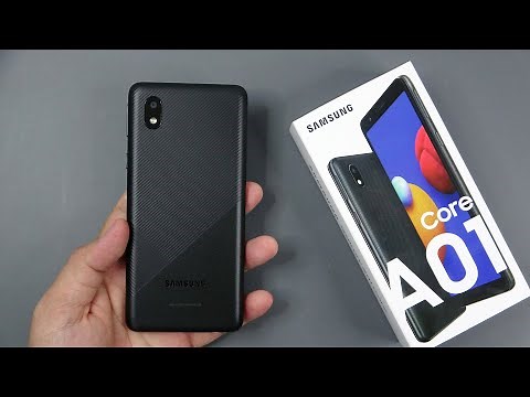Samsung Galaxy A01 Core Black unboxing, camera, antutu, gamming test