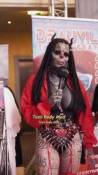 Toxii Body at Deauville Tattoo Festival Extreme Tattoo Transformation Interview | Tattoos and Smoke