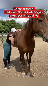 Cette femme Fait des choses étranges avec son cheval. . . #apprendresurtiktok #histoirevraie #vrai #femme #cheval #camera #surveillance #monde #attente #mystère #histoire #truestory #storytime #fyp #foryou #france #usa | Suspense et étrange