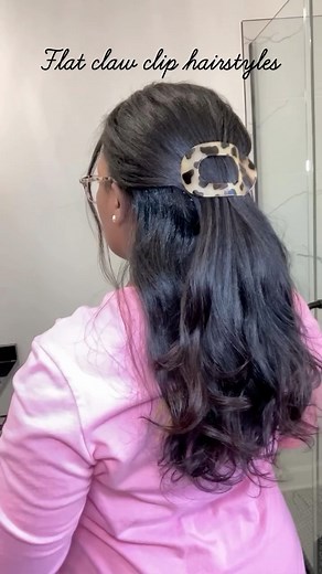 17 reactions · 6 comments | Save this for your next hairstyle! 2 Super simple flat claw clip hairstyles ✨#naturalhairstyles #clawclip #hairtutorial #hairstyles #hairidea #hair | Sabra J. Grace | Facebook