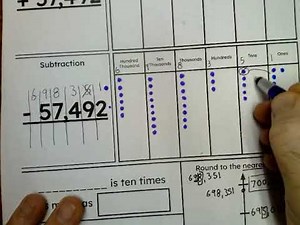 Subtracting Multi Digit Numbers with Decomposing – Upper Elementary Math