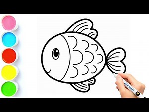 How to draw fish | How to draw a fish | Easy fish drawing | Draw Smart