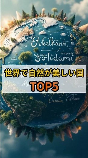 世界で自然が美しい国TOP5 感動の絶景が待っている！