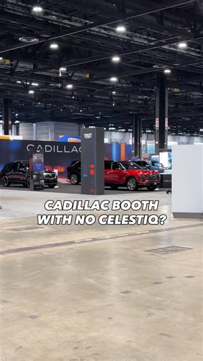 The all-new Cadillac Celestiq is on display here at the Chicago Auto Show, right by the Drive Chicago test tracks! Would you drive this brand new Cadillac? #chicagoautoshow #cas2026 | The Chicago Auto Show
