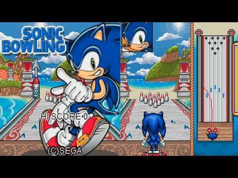 Sonic Bowling ソニックボウリング JAVA GAME (SEGA 2006)