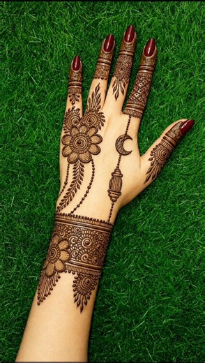 Eid special Easy Moon mehndi design | mehandi ka design | mehndi designs | mehndi ke designs