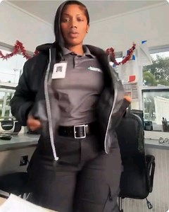 Allied Universal, a security company, fired a security guard after she posted multiple viral videos showcasing her physical attributes, which the company deemed “unprofessional”. @vitobigvito on all social media platforms - NewsBreak